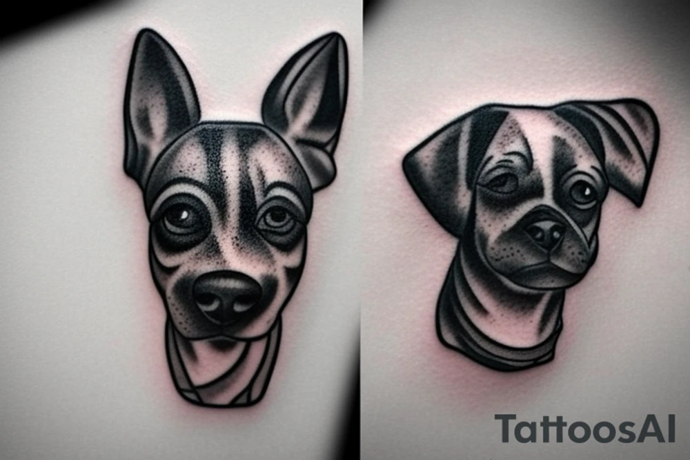 A dog tattoo idea