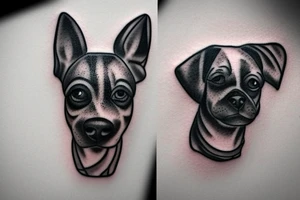 A dog tattoo idea