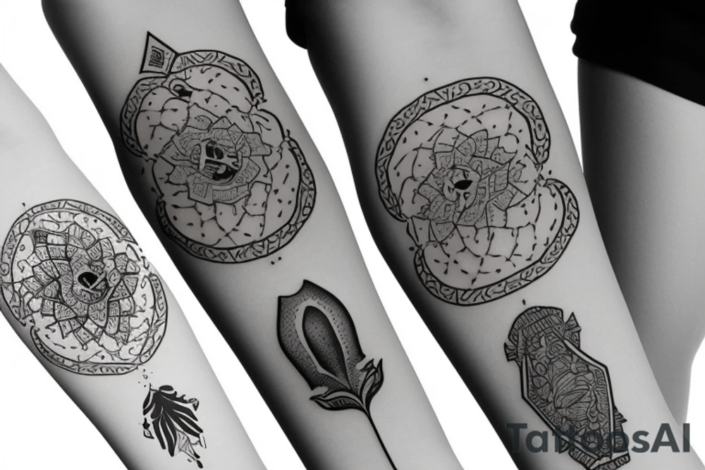 The word "Borna" tattoo idea