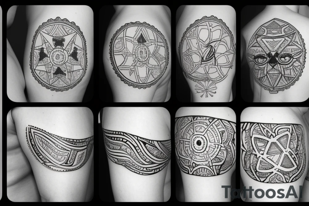 The word "Borna" tattoo idea