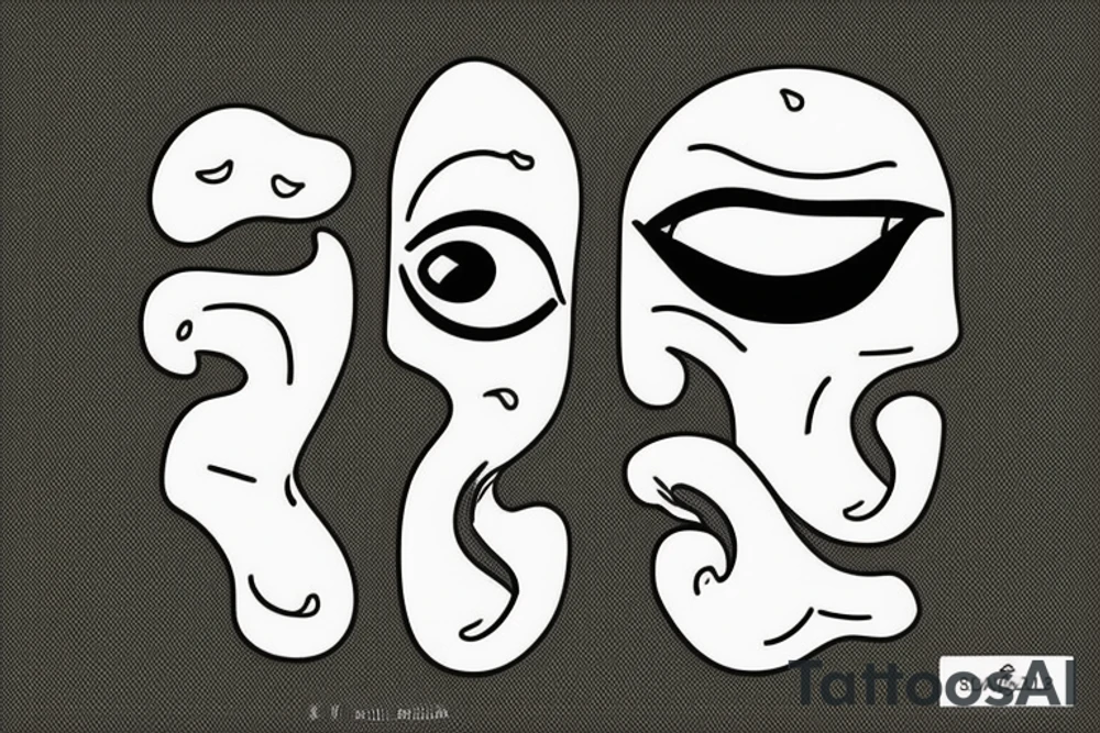 blunt with eyes smoking blunt tattoo idea