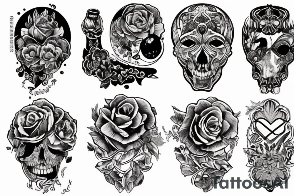 Птица Феникс в полете tattoo idea