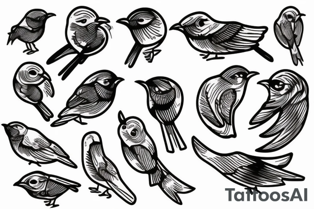Bullet, birds, war, peace, bullet, The bullet splits into birds tattoo idea