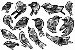 Bullet, birds, war, peace, bullet, The bullet splits into birds tattoo idea
