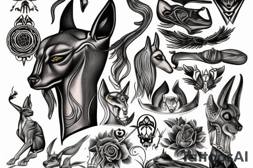 anubis tattoo idea