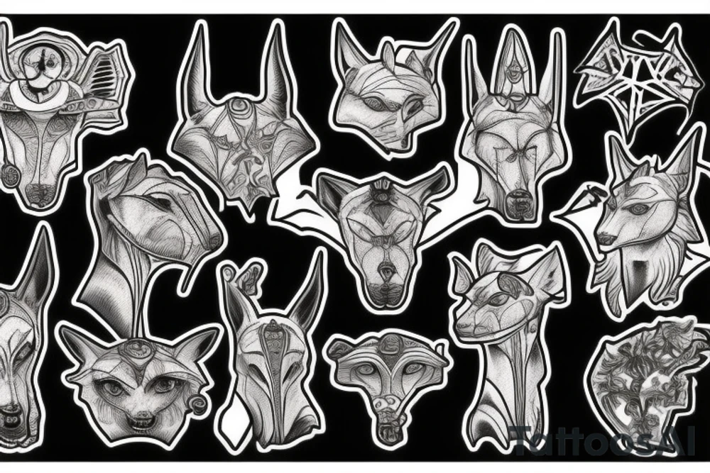 anubis tattoo idea