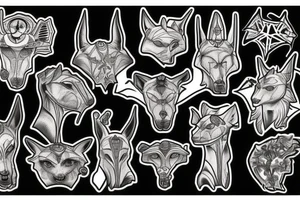 anubis tattoo idea