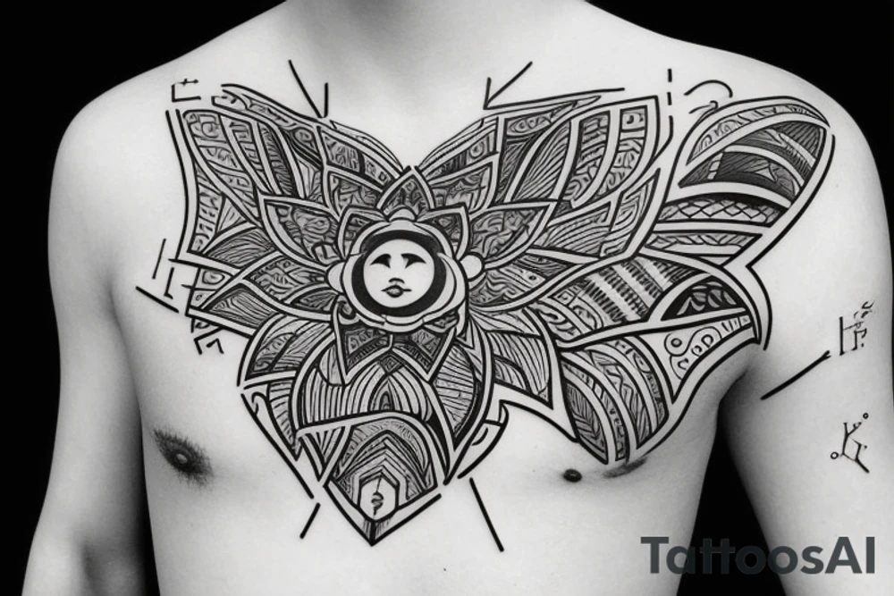 Кибер катана tattoo idea