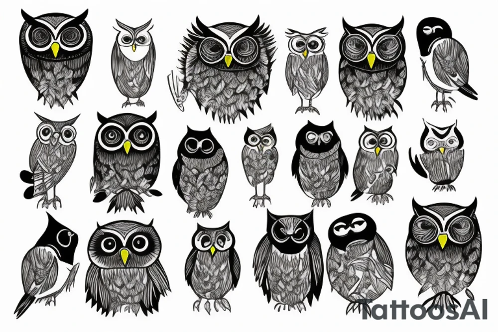 Owl reeds book. tattoo idea