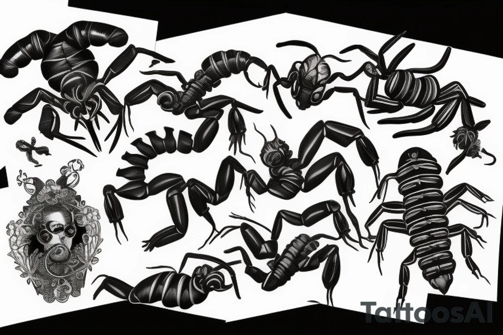 scorpion tattoo idea