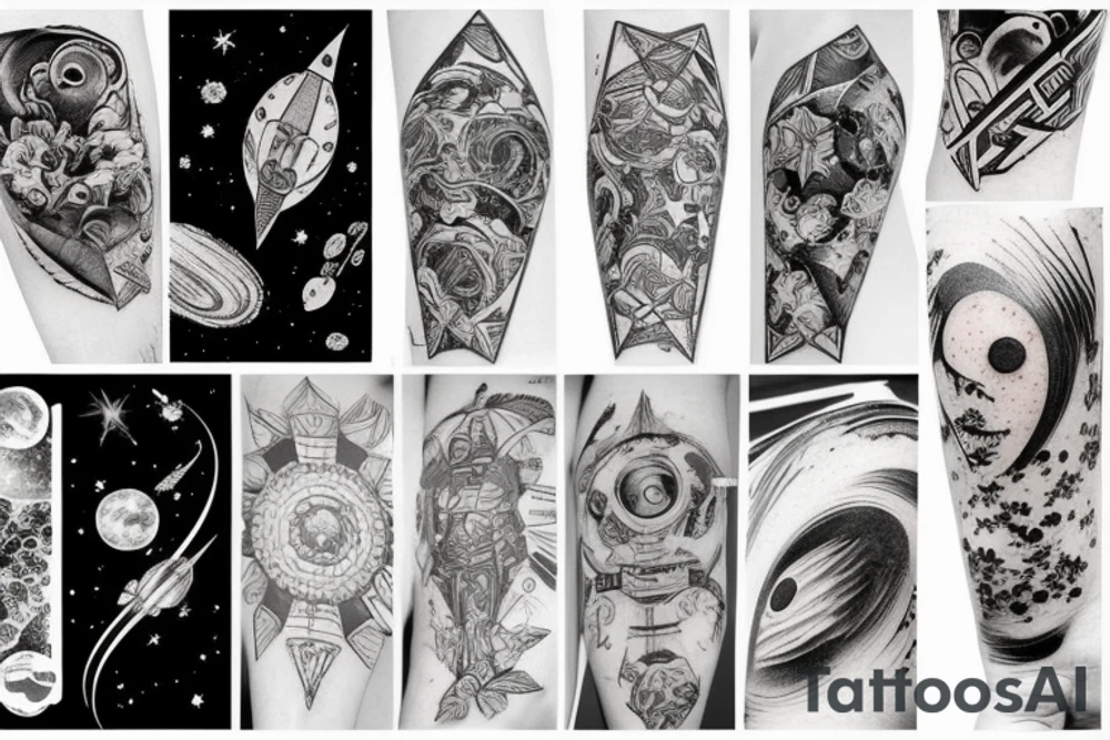 Big space tattoo idea