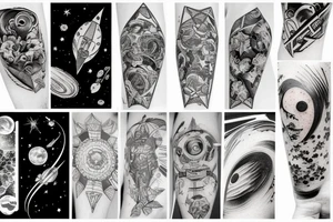 Big space tattoo idea