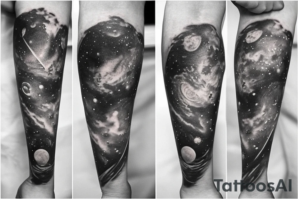 Big space tattoo idea
