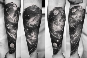 Big space tattoo idea