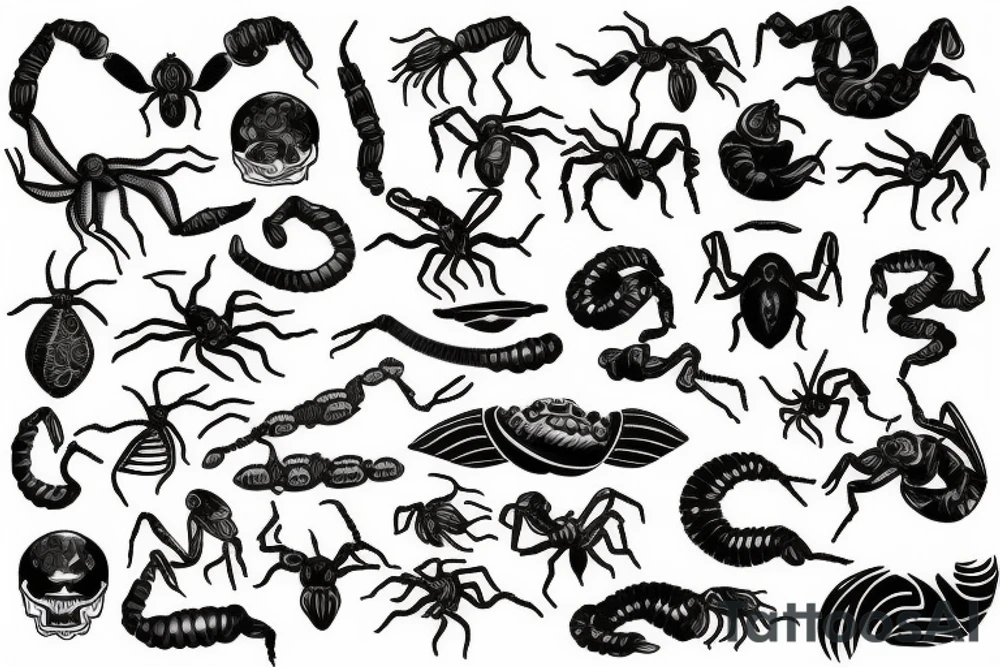 scorpion tattoo idea