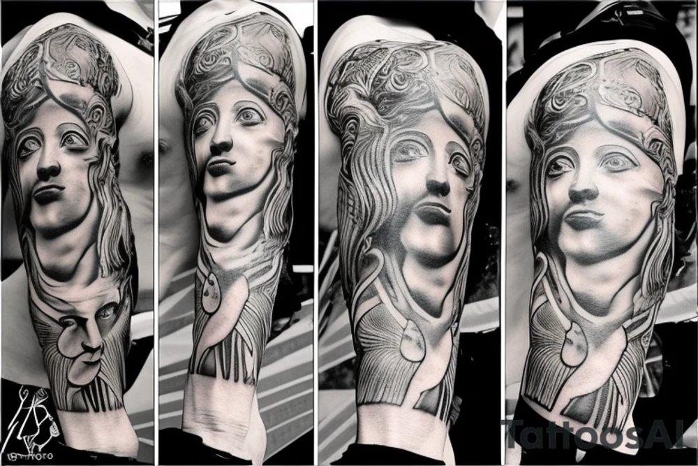 Zeus at olymp tattoo idea