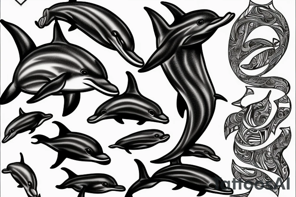 dolphin tattoo idea