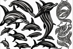 dolphin tattoo idea