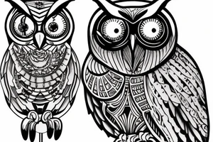 I am writer, i have a typewriter and owl tattoo idea