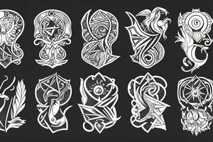capricorn with an ascendant in the sun tattoo idea