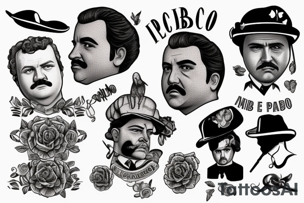 Pablo Escobar tattoo idea