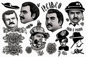 Pablo Escobar tattoo idea