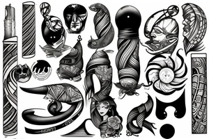 the infinity column of Brancusi tattoo idea