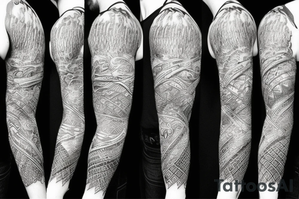 shoulder armor tattoo idea
