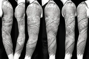 shoulder armor tattoo idea