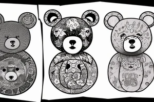 Two bears.  The first is evil, the second is kind tattoo idea