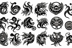 the kraken tattoo idea