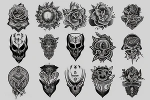 neck tattoo, something meaning and symbolic tattoo idea