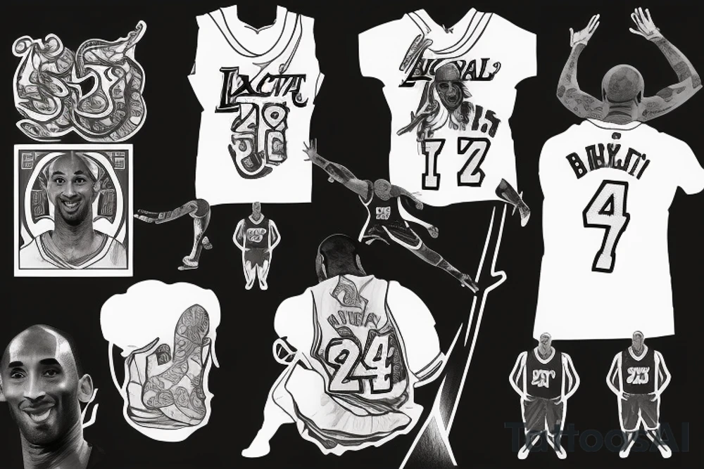 Kobe Bryant black mamba tattoo idea