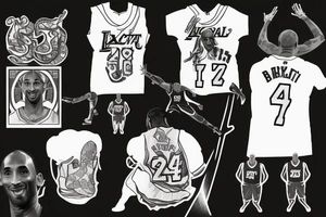 Kobe Bryant black mamba tattoo idea