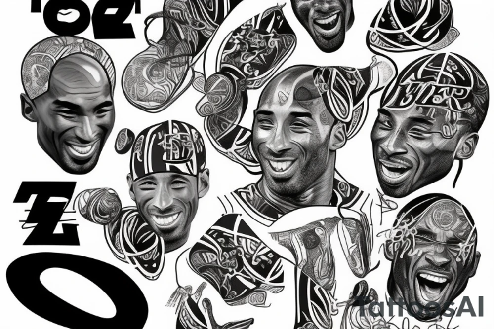 Kobe Bryant black mamba tattoo idea