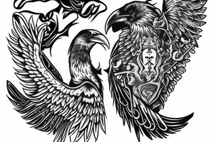 raven slavic mythology tattoo idea