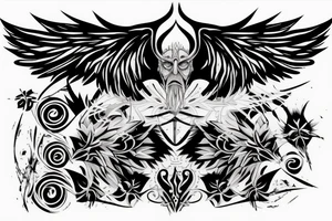 Lucifer the fallen angel tattoo idea