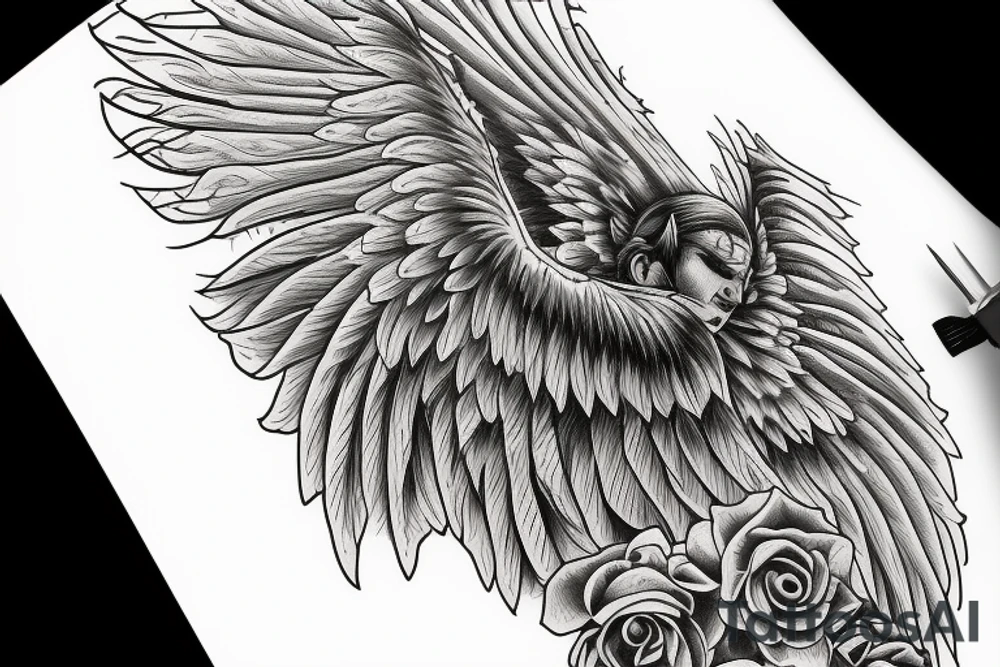 Lucifer the fallen angel tattoo idea