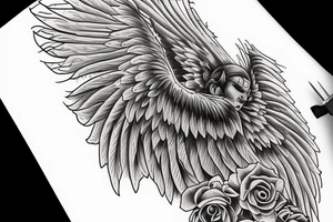 Lucifer the fallen angel tattoo idea