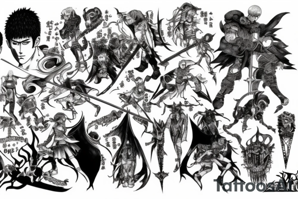 berserk manga tattoo idea