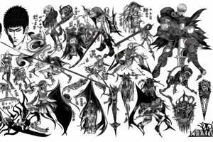 berserk manga tattoo idea