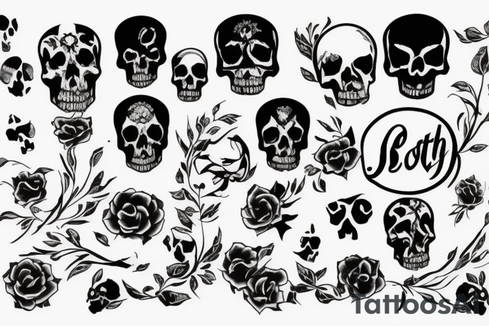 Death saying sorry tattoo idea