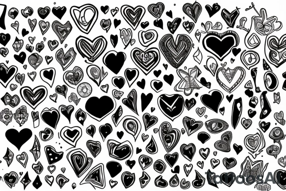 Heart tattoo idea