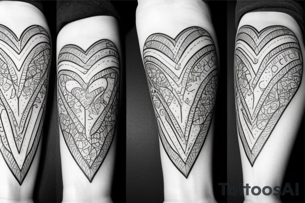 Heart tattoo idea