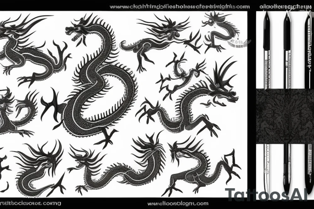 china dragon tattoo idea