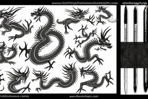 china dragon tattoo idea