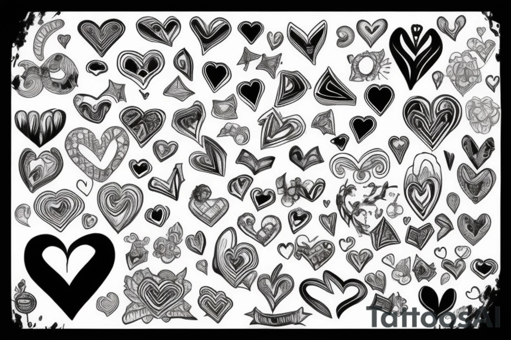 Heart tattoo idea