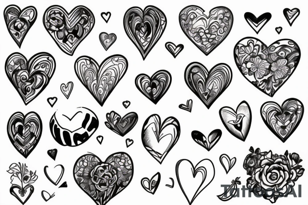 Heart tattoo idea
