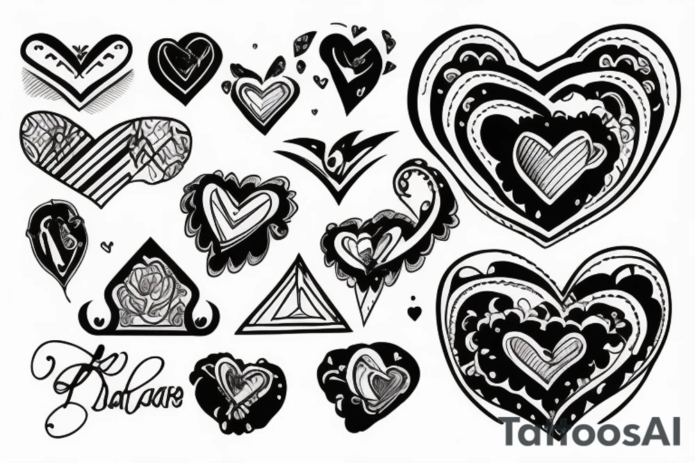 Heart tattoo idea