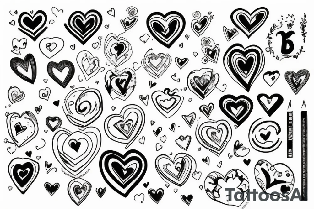 Heart tattoo idea